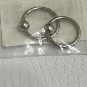 Sterling Silver body jewelry 10G